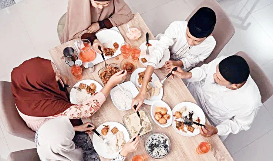 Ramadan is usually a vibrant and social time for large communities to come together. (Social media)