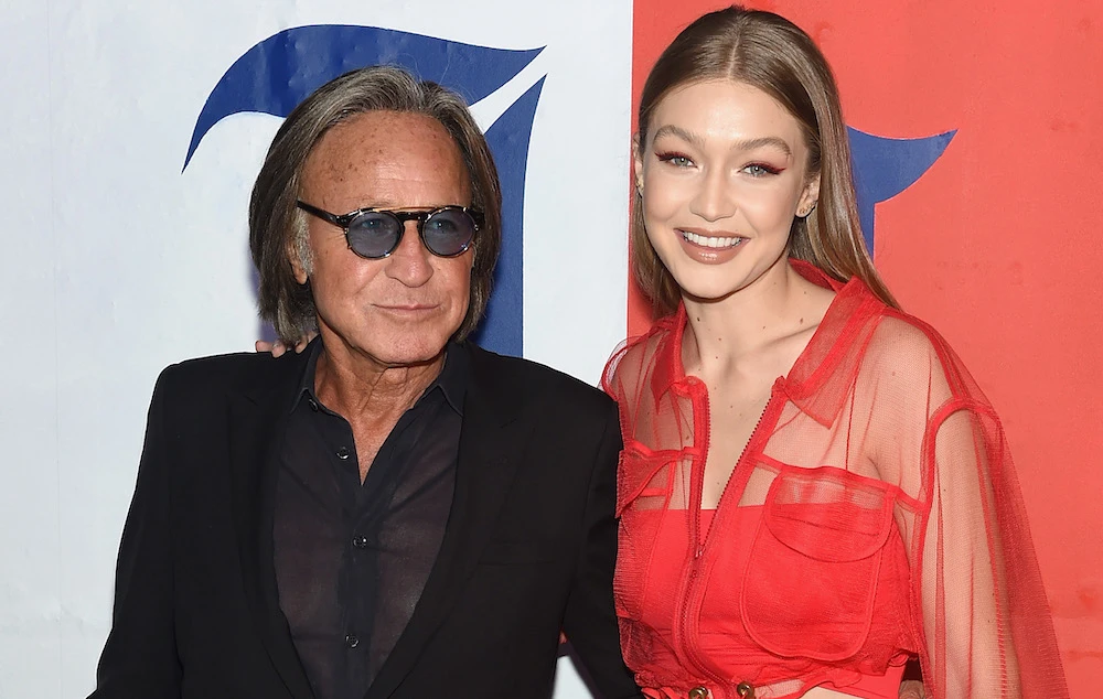Mohamed Hadid and his daughter Gigi Hadid. (AFP)