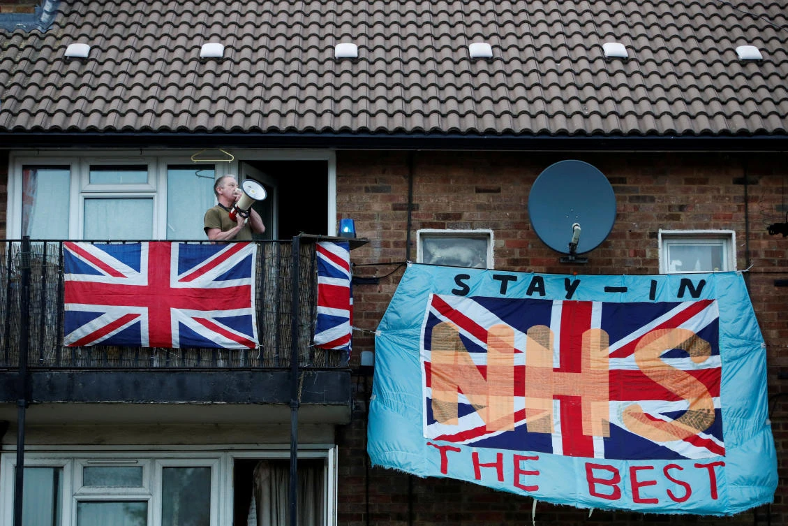 Britain will keep lockdown measures in place until it is safe to ease restrictions despite the economic costs of the rules. (Reuters)