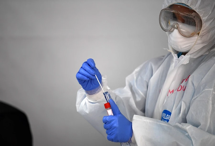 The new testing unit is free of charge. (File/AFP)