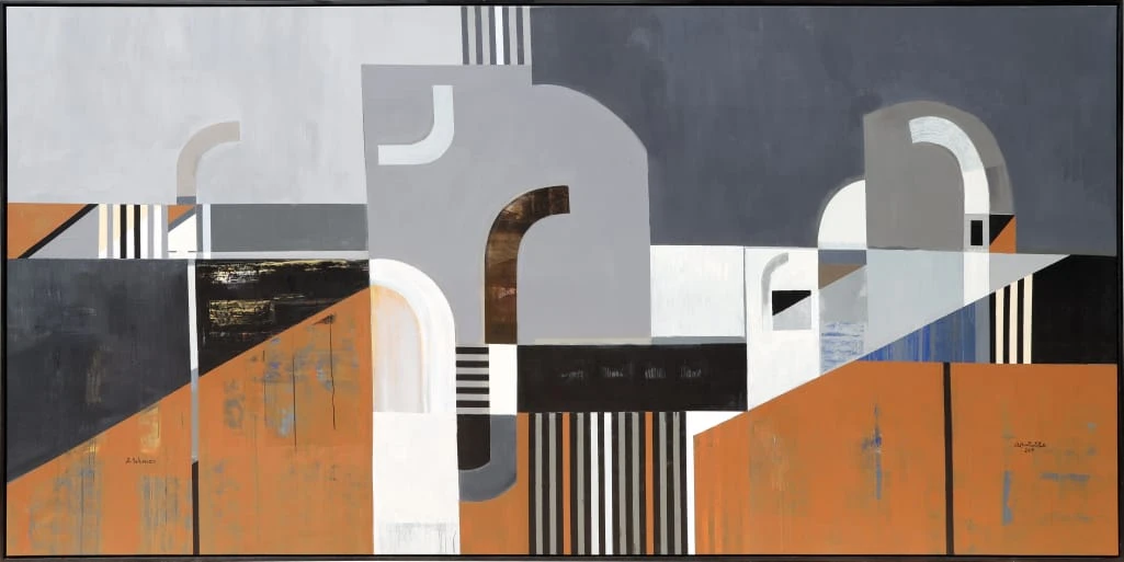 By Saudi Artists Abdulrahman Al-Suliman from Kinda Foundation large Art collection. (Supplied)