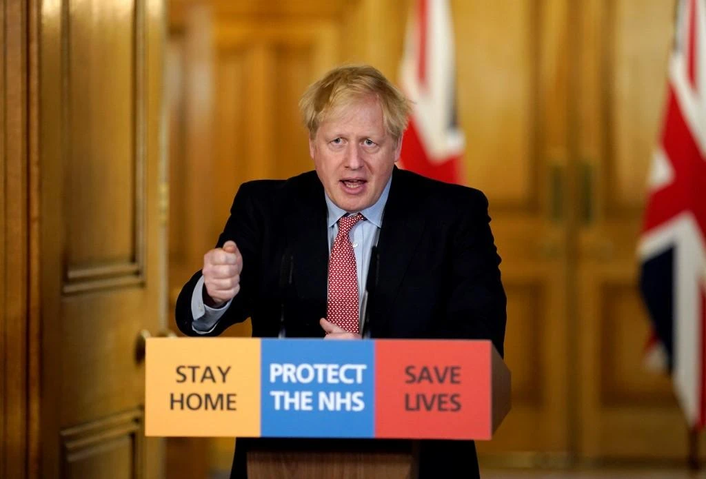 Johnson ordered the country into lockdown on March 23. It was extended on April 16 and is due for review on May 7. (File/AFP)