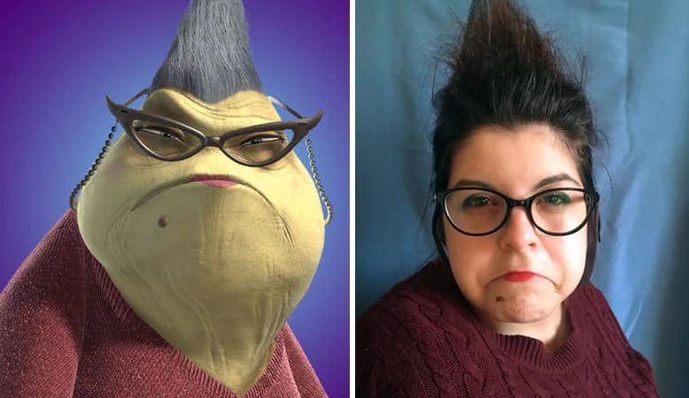 Hungarian film buffs Fanni and Norbert have recreated dozens of scenes in their flat from "Ghost", the "Game of Thrones", "Scarface" and other films using whatever household utensils they could find. (Facebook: Fanni Kovács)