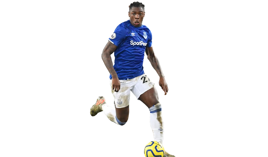 Everton’s Italian midfielder Moise Kean during the English Premier League match against Newcastle United. Kean allegedly hosted a house party, defying social distance rules, that ‘appalled’ Everton. (Files/AFP)