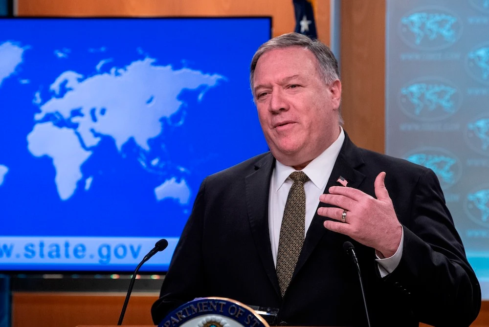 Pompeo warned that Iran must not have access to international arms markets.(AFP/File)