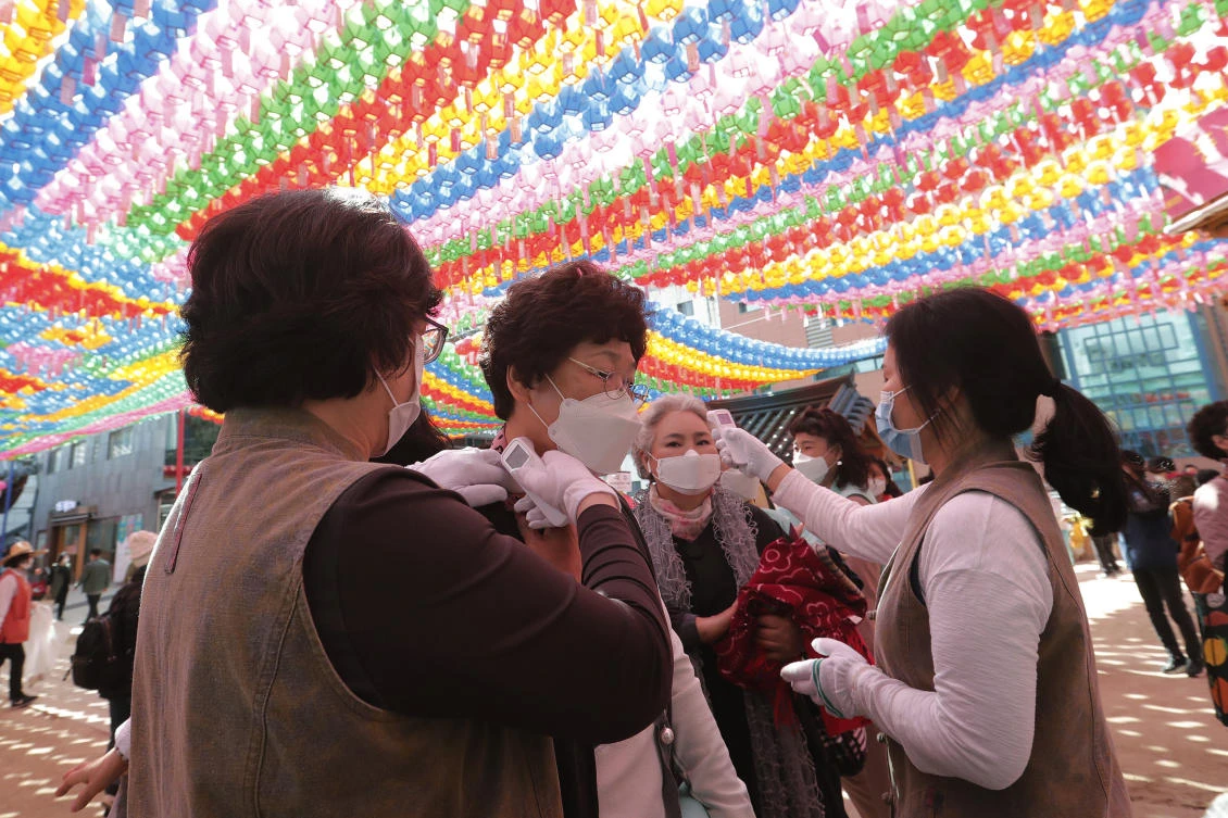 South Korea has largely managed to bring the outbreak under control without major disruptions with a massive testing campaign and intensive contact tracing. (AP)