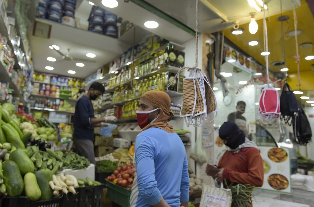Above, a grocery in the old marketplace of the Bahraini capital Manama on April 13, 2020. (AFP)