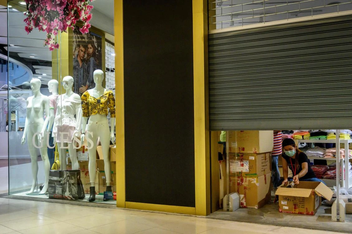 Among the six business categories set to reopen in Thailand are small retailers, street food stalls and restaurants outside shopping malls, and parks and outdoor sports facilities. (AFP)