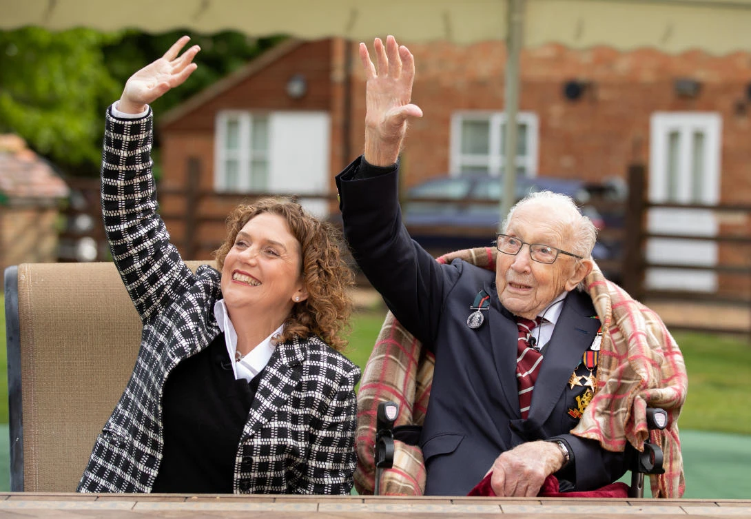 Flypasts and promotion for UK fund-raising hero “Colonel” Tom as he turns 100