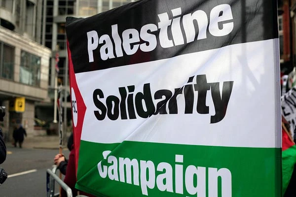 The UK Supreme Court has overturned a government ban on pension schemes divesting from certain foreign nations and UK defense firms, in a move hailed by the Palestine Solidarity Campaign (PSC) as a “historic victory.” (PSC/File Photo)