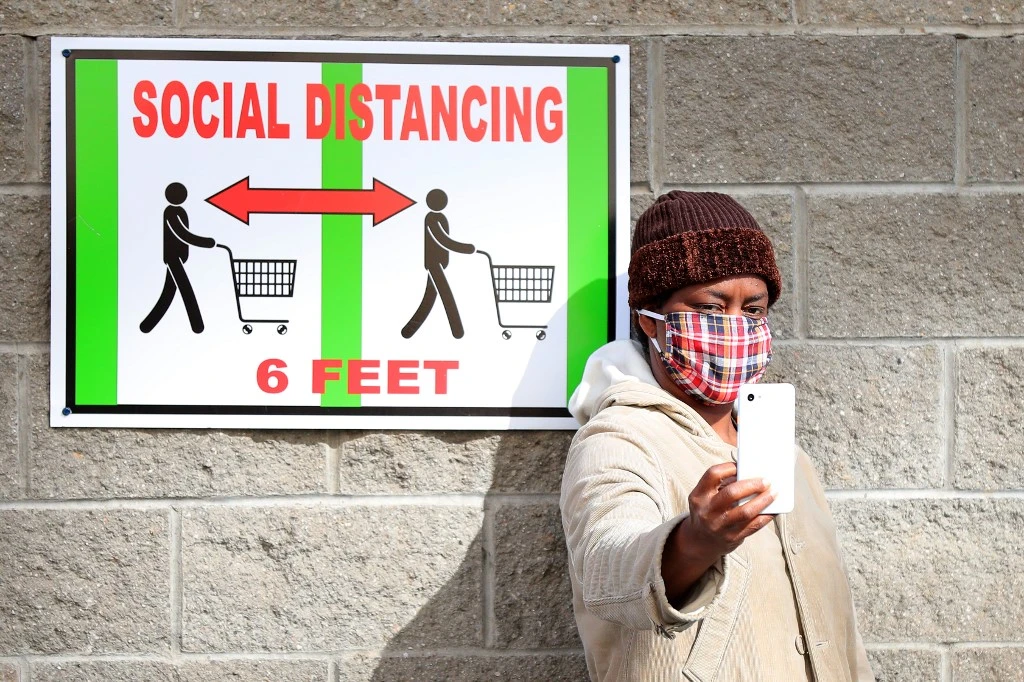 Social distancing will be the new normal as countries reopen their economies after being shuttered for weeks by the coronavirus epidemic. (AFP)
