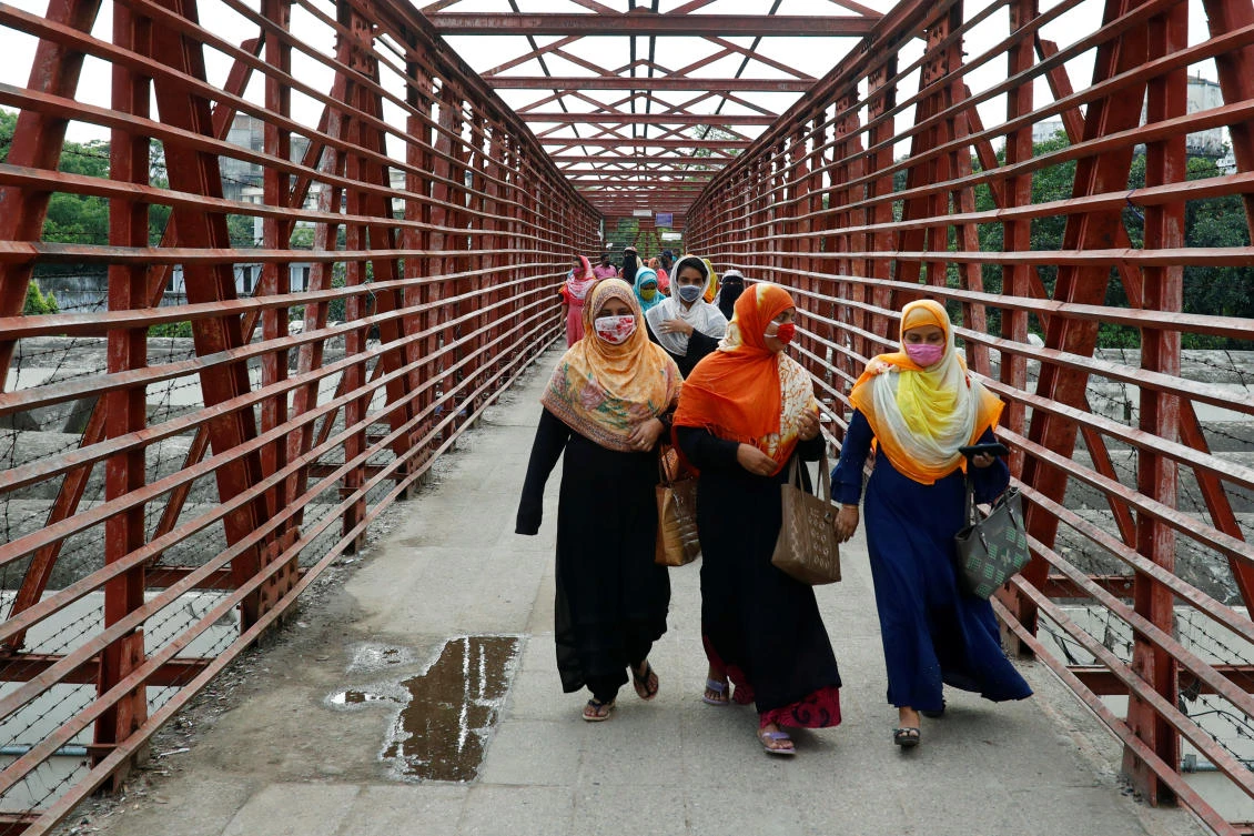 Activists and analysts say about 2,000 garment factories in Bangladesh have restarted production. There are roughly 4 million workers in the country’s garment industry. (Reuters)