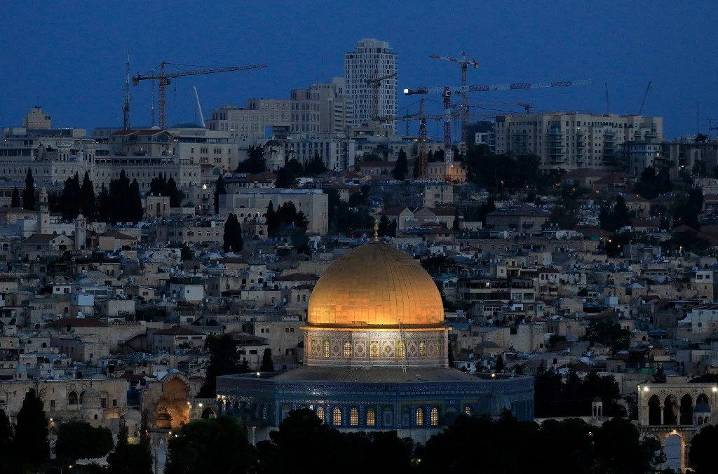Above, the Dome of the Rock, part of the Temple Mount compound in Jerusalem. There have been complaints Palestinian residents of Jerusalem running into problems at airports. (AFP)