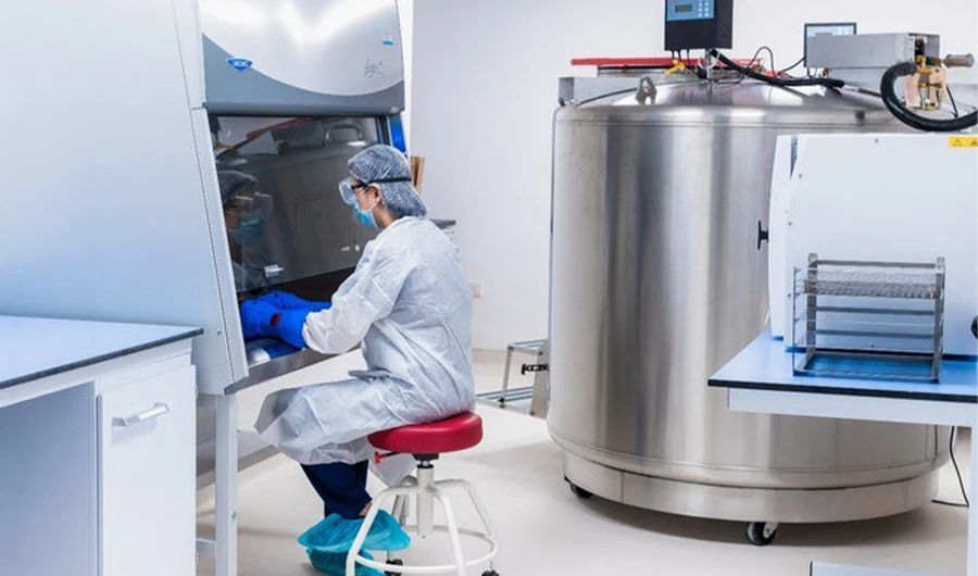 The Emirati Ministry of Economy said on Friday it had granted a patent to the Abu Dhabi Stem Cell Center (ADSCC) to develop a COVID-19 treatment further through the use of stem cells. (Twitter: Emirates News Agency)