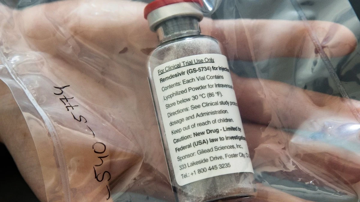 An sample of antiviral drug remdesivir. (Reuters)