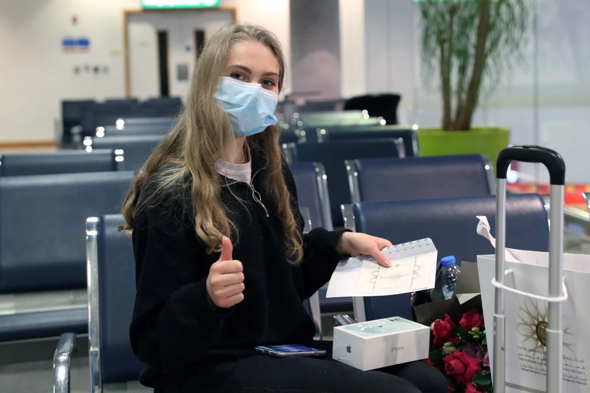 Eilidh Ashton, 19, said she was born in the UAE, where she lives. (WAM)