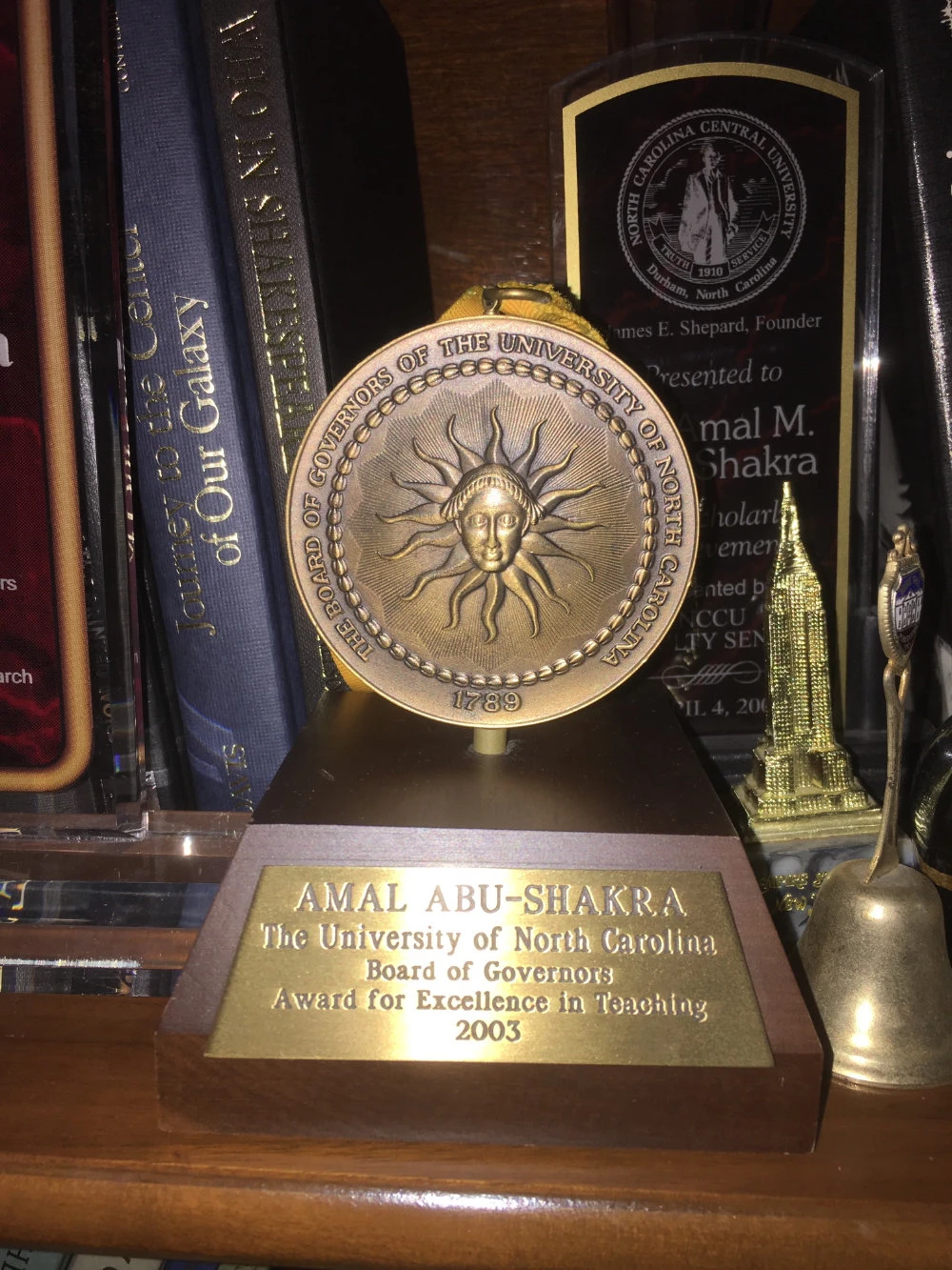 Amal Abu Shakra has been described by her colleague who is honoring her as "a wonderful scientist and one of the most thoughtful, kind and generous persons I ever met." (Supplied photo)