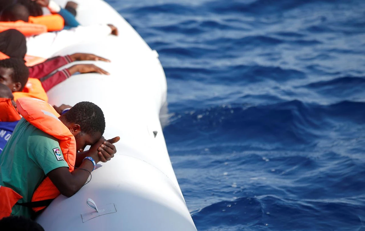 Most migrants leaving Libya’s coasts make the perilous journey in ill-equipped and unsafe rubber boats. (REUTERS)
