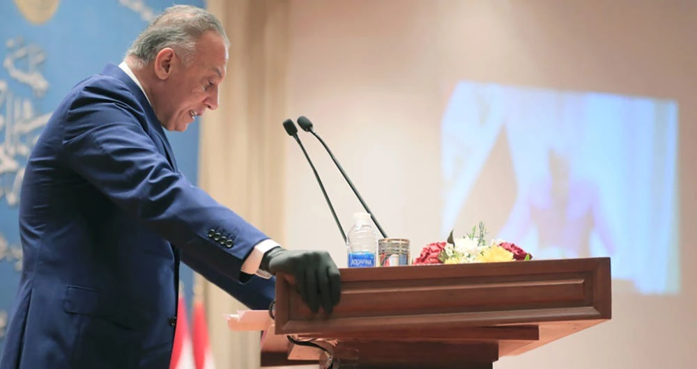 Mustafa Al-Kadhimi was sworn in on Thurday. (AFP)
