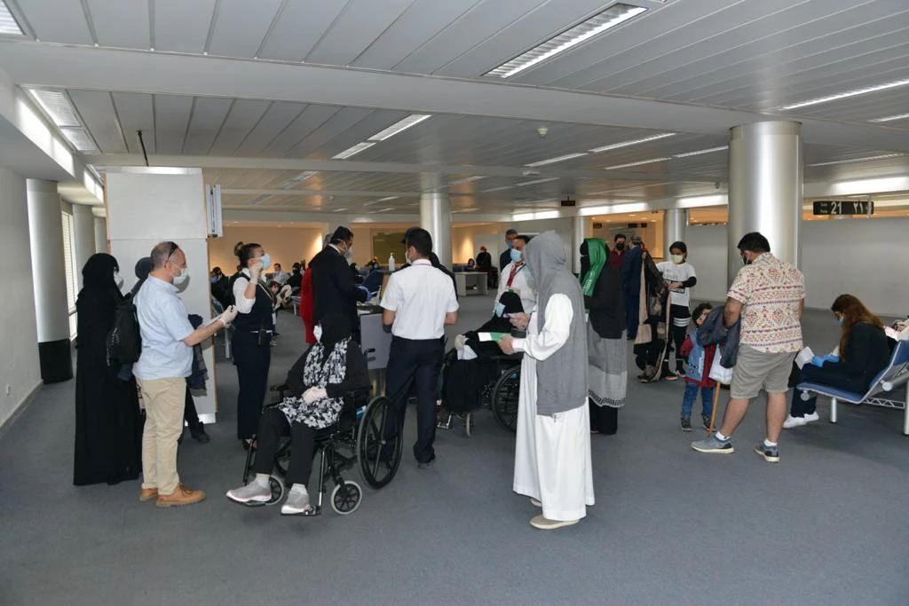 The Saudi nationals took off from Beirut's Rafik Hariri International Airport and landed at Riyadh’s King Khalid International Airport. (Supplied)