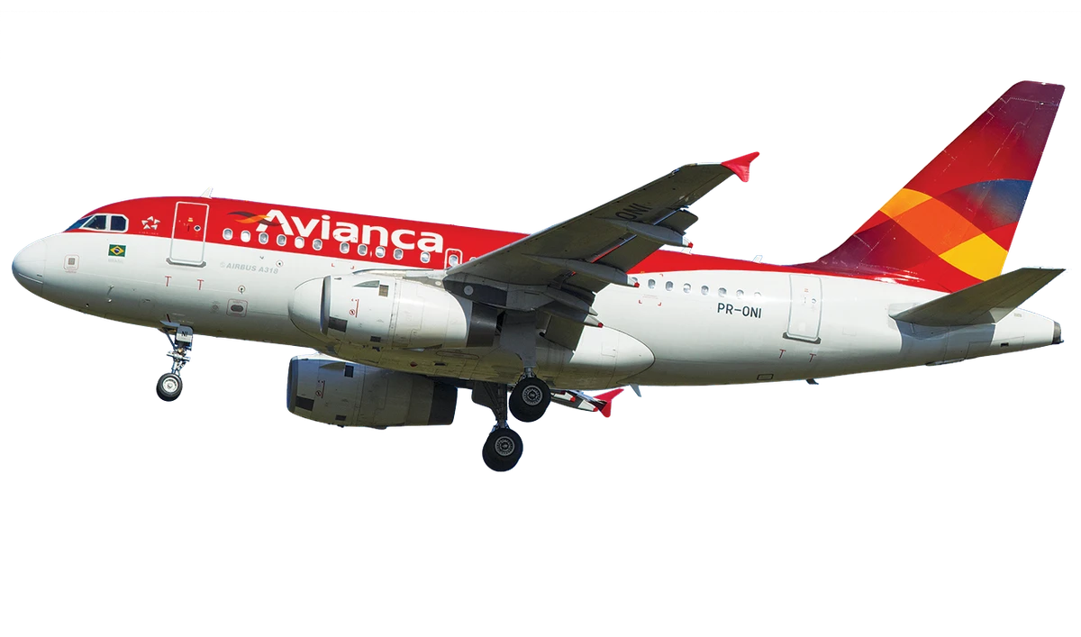 Airbus a318 of Avianca Brasil at GRU Airport, Sao Paulo. (Shutterstock)