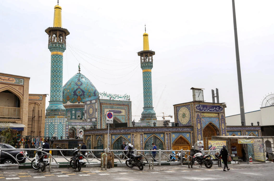 Mosques in Iran have been closed due to the COVID-19 pandemic. (Atta Kenare/AFP)