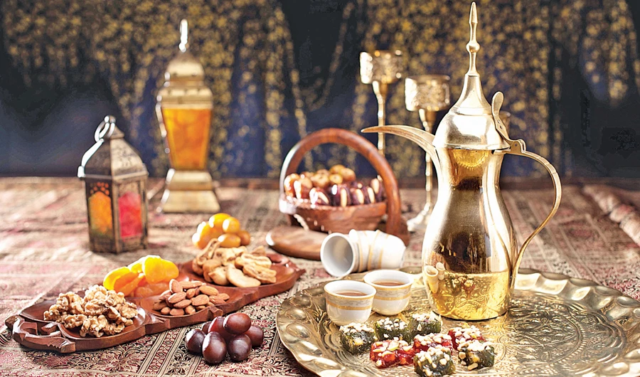 For some chefs, iftar is ‘incomplete’ without a pot of Arabic coffee. (Shutterstock)