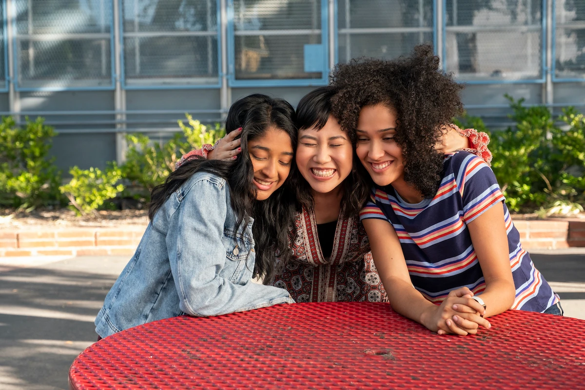 Typically for this current wave of smart-teen shows, there are love triangles and convoluted set pieces that force the story forward. (Supplied)