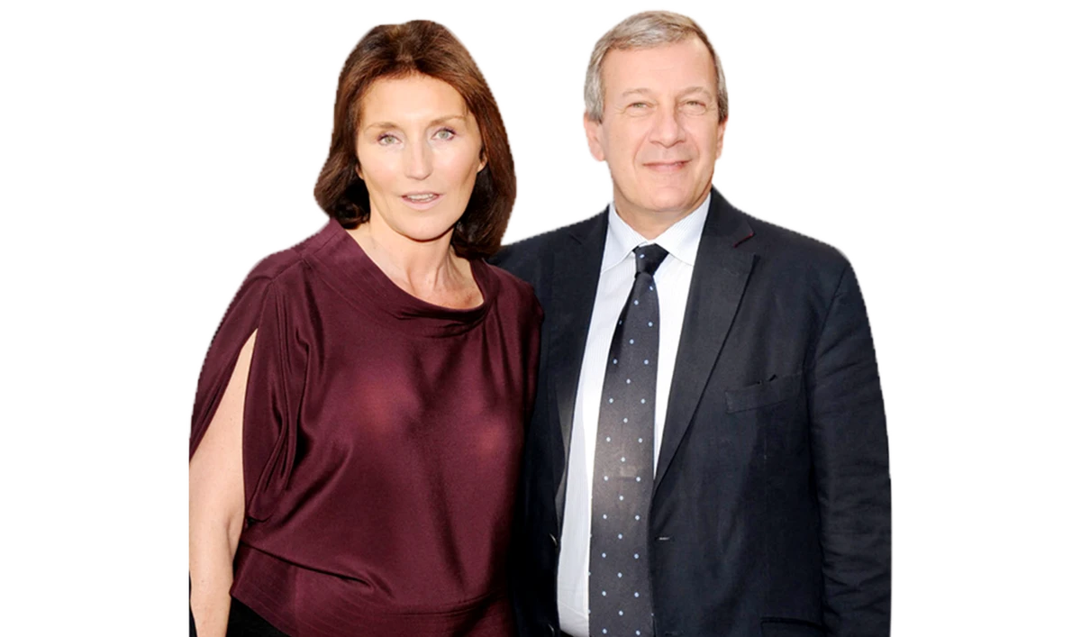 Cecilia with her husband Richard.