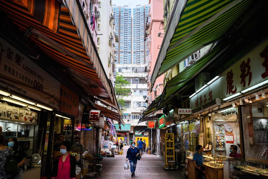 About 25 percent of retail stores in Hong Kong were expected to close by the end of the year, despite fresh government relief measures. (AFP)