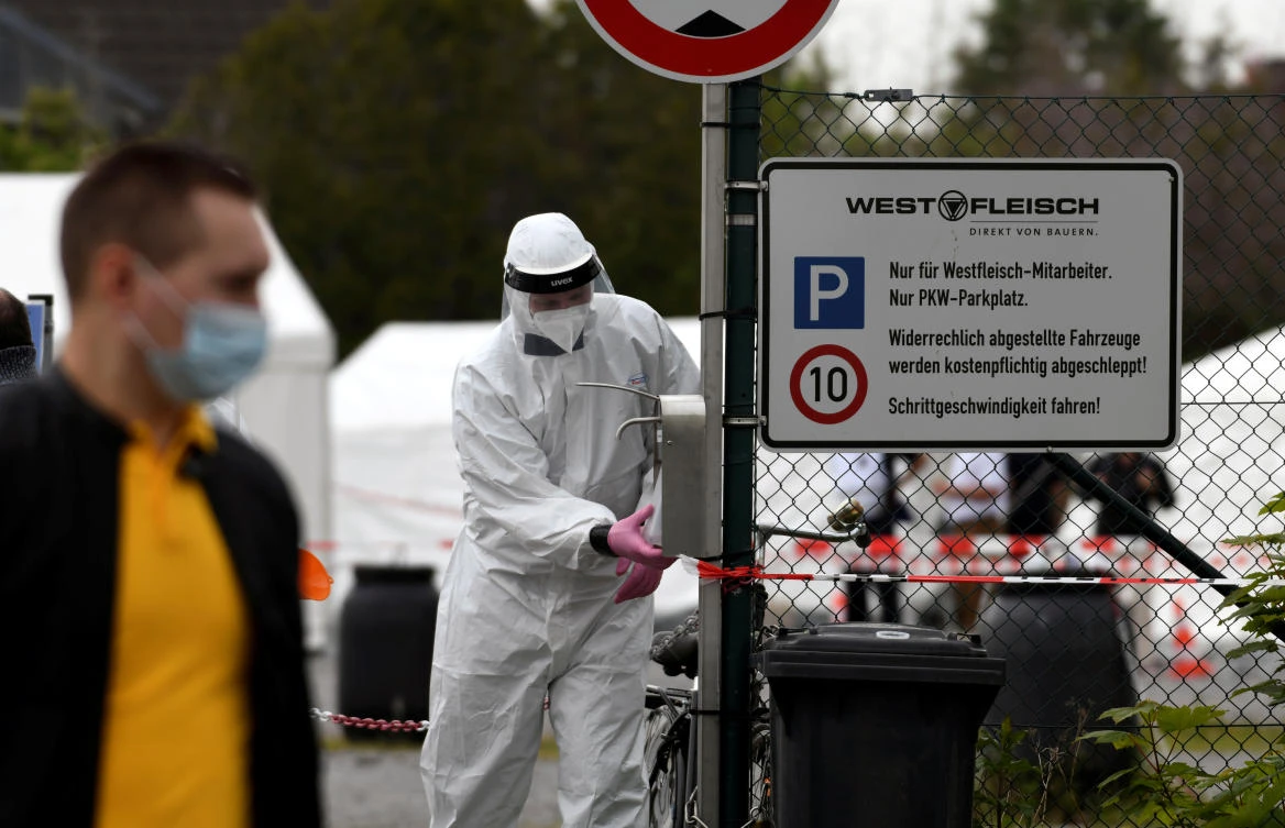 The statistical figures of Europe’s biggest economy offered a first glimpse of the damage caused by the coronavirus crisis. (Reuters)