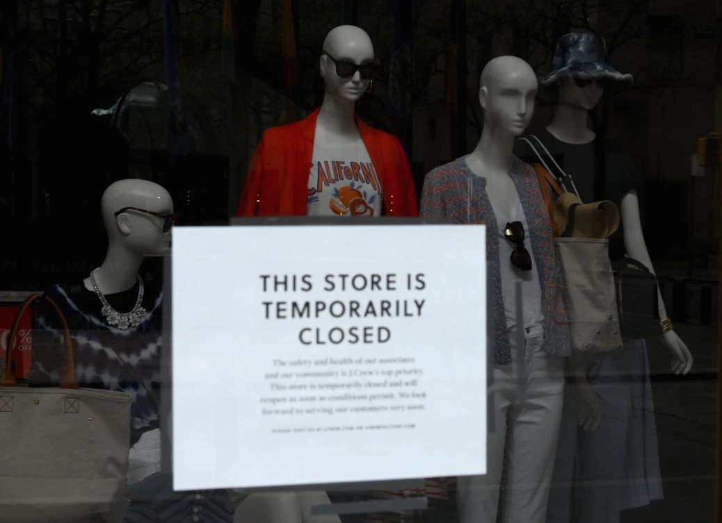 The plunge in retail spending is a key reason why the US economy is contracting. (AFP)