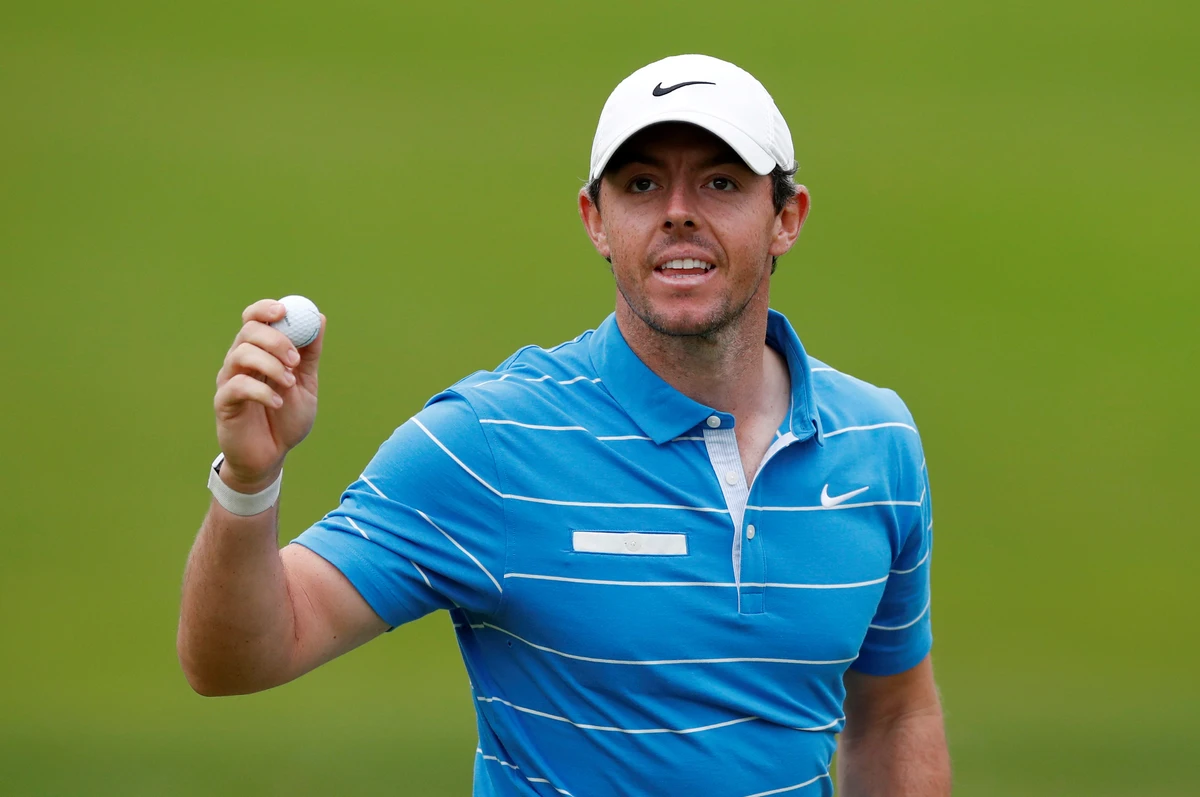 Northern Ireland’s Rory McIlroy during the final round of the BMW PGA Championship at Wentworth Golf Club, Virginia Water, Britain, September 22, 2019. (Reuters)