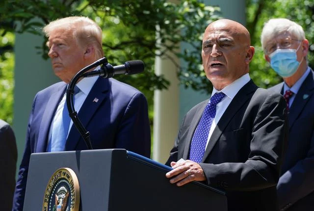 Donald Trump has named renowned Moroccan-born American immunologist Moncef Slaoui to head a new COVID-19 vaccine program called Operation Warp Speed. (Reuters)