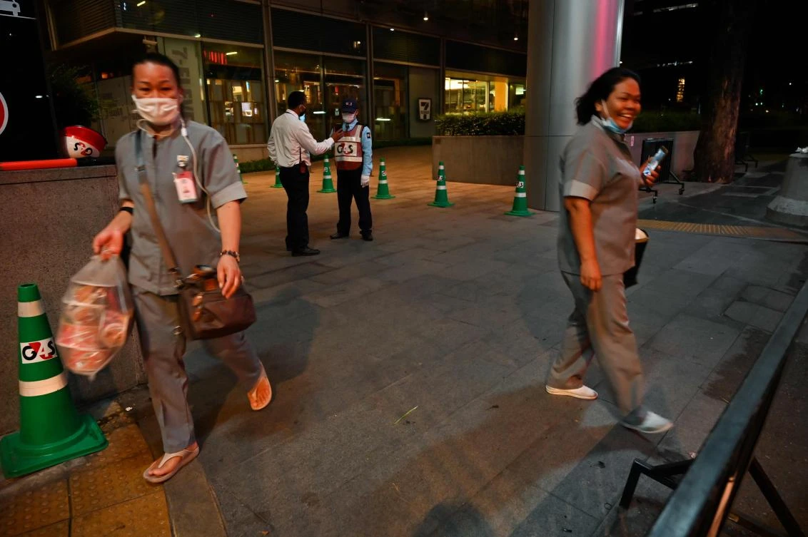 Thailand relaxed measures to combat the coronavirus pandemic and has shortened curfew hours and allowed some businesses to reopen beginning May 17. (AFP)