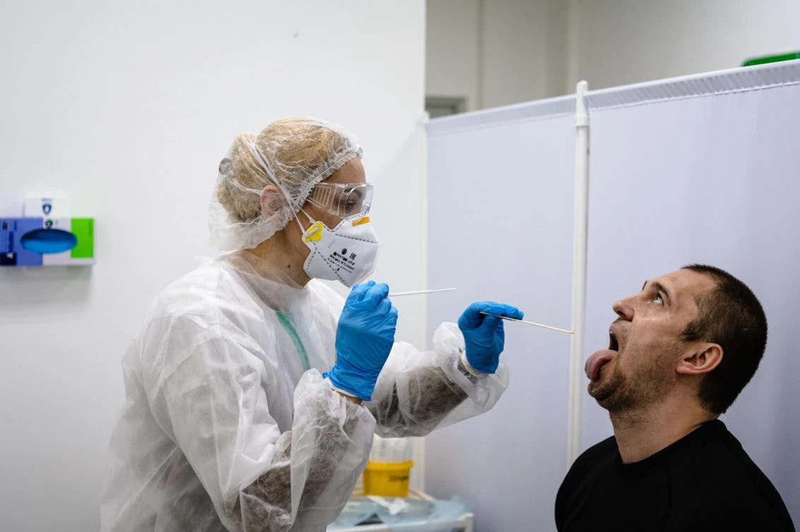 Russia’s coronavirus taskforce said the overall number of cases nationwide stood at 281,752. (AFP)