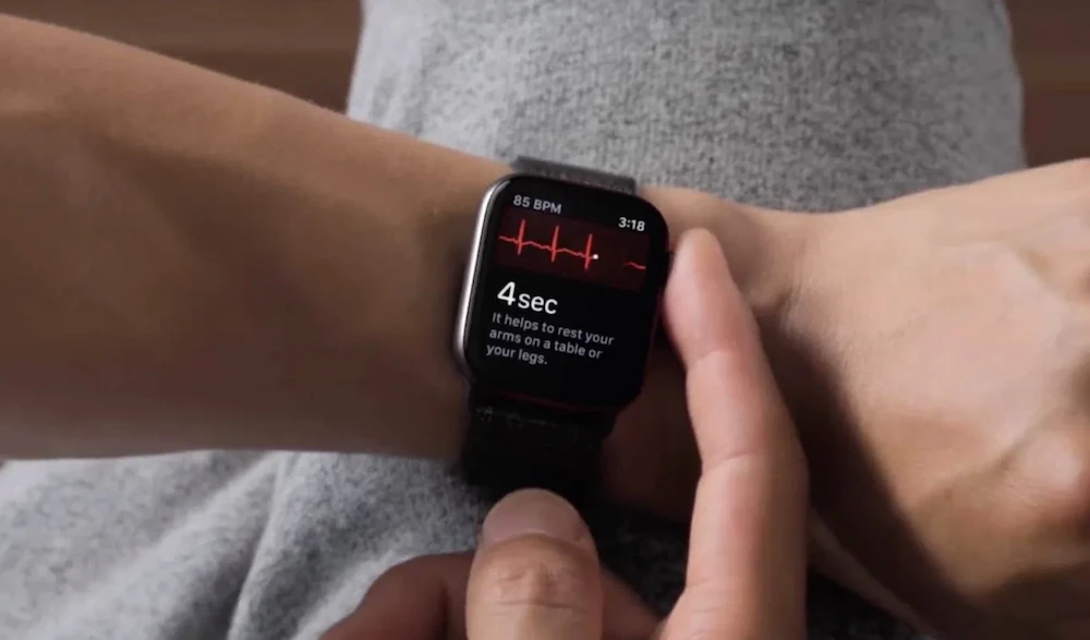 An ECG Apple Watch app is to be released in Saudi Arabia in the next software update with iOS 13.5 and watchOS 6.2.5, the company announced on Monday. (Apple)