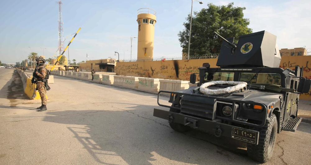 Rocket hits near US embassy in Baghdad