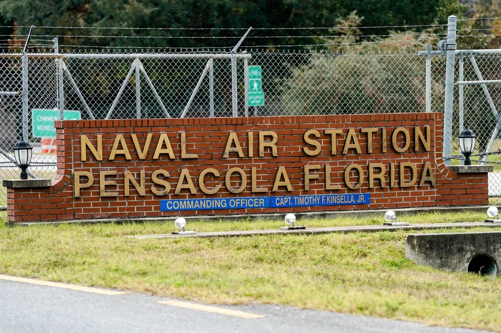The FBI cracked the iPhone encryption of the Royal Saudi Air Force trainee who killed three American sailors in a December attack at Pensacola Naval Air Station. (File/AFP)
