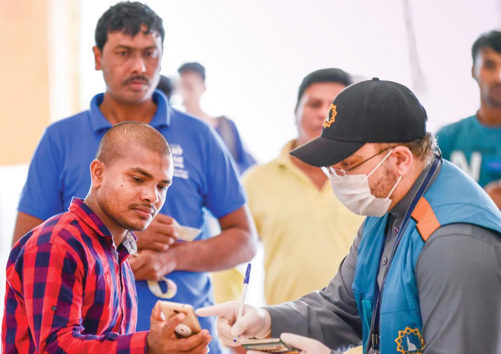 The authorities are providing health care services to help prevent the spread of COVID-19 among workers. (Photo/Supplied)