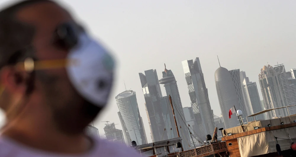 Qatar, where expatriates make up the majority of the population, has like other Gulf states seen the virus spread among low-wage foreign workers living in cramped quarters. (AFP)