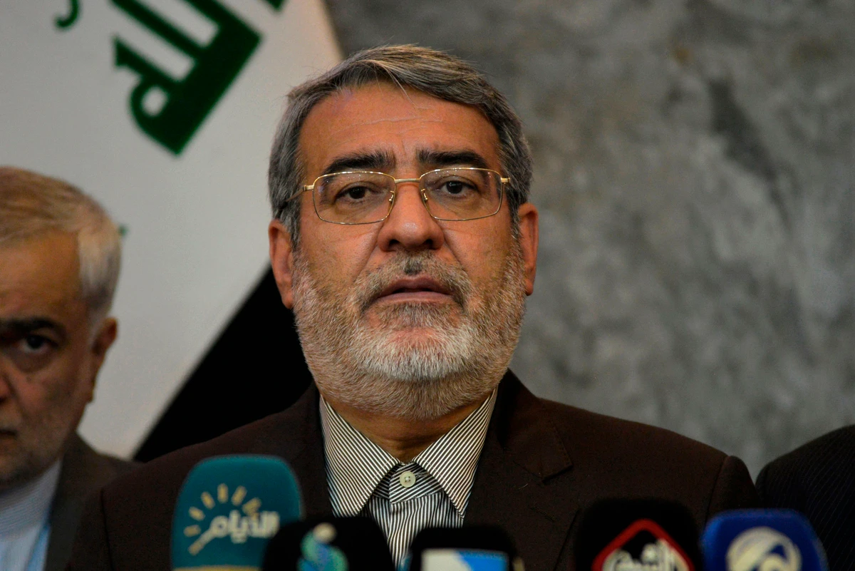The sanctions target Interior Minister and chair of Iran’s National Domestic Security Council (NDSC), Abdolreza Rahmani Fazli, seven law enforcement officials and an IRGC commander. (File/AFP)
