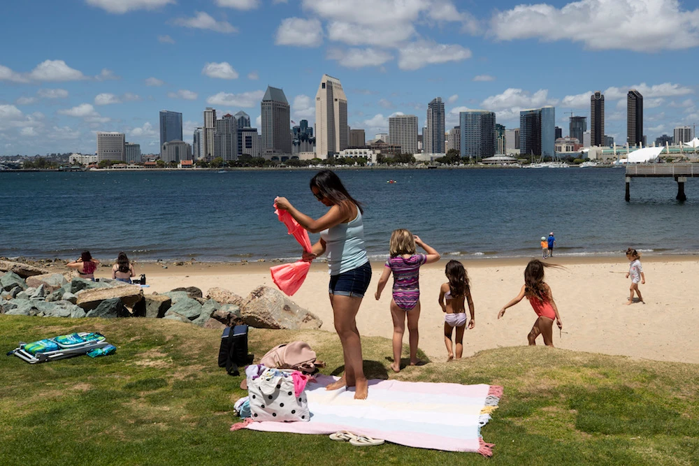 Californians savor the sunshine as COVID-19 restrictions are eased