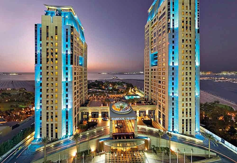 Grand Habtoor Hotel, in accordance with UAE guidelines, can operate at 30 percent capacity. It currently has 104 resort rooms available for bookings. (YouTube)