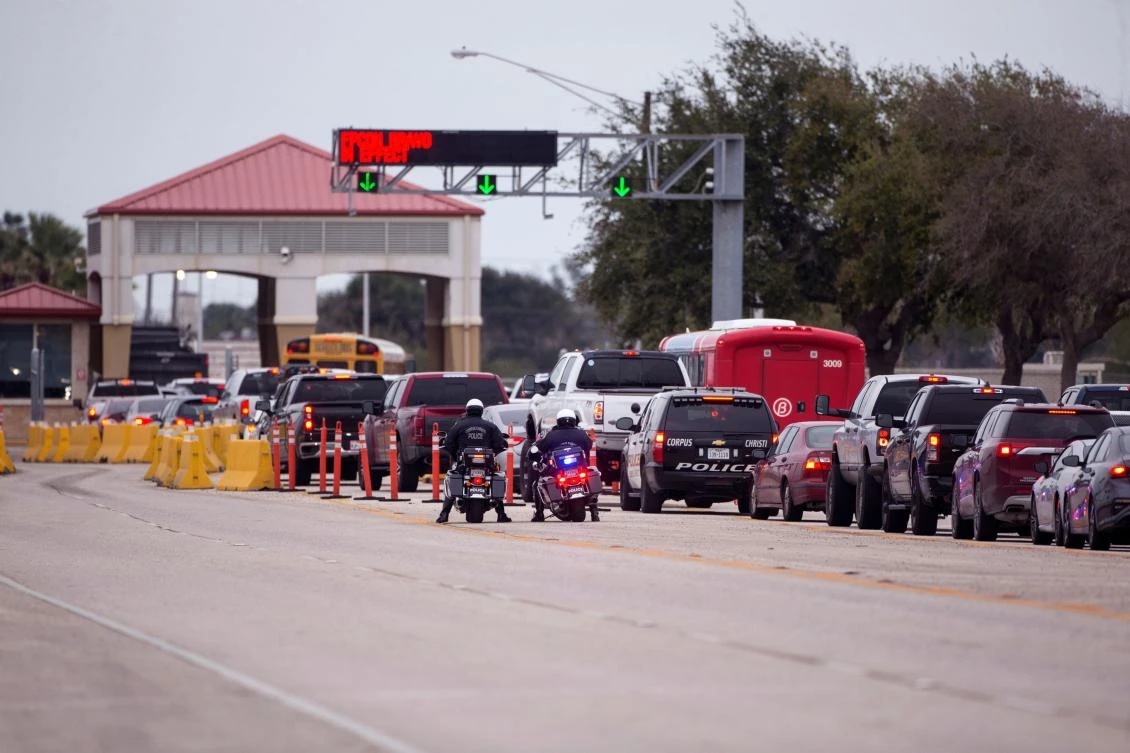 One security force member was injured in the events that unfolded in the early morning hours at Naval Air Station Corpus Christi. (AP Photo)