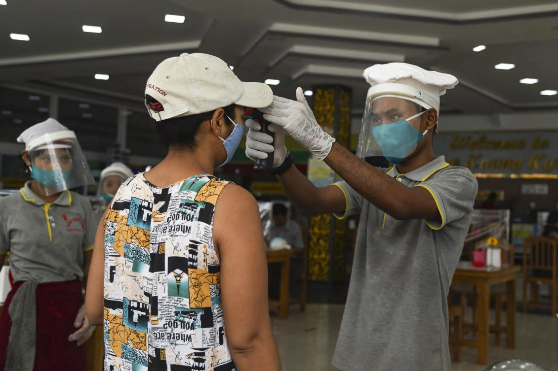 Myanmar has only 199 confirmed cases of coronavirus and seen six deaths, although the low numbers tested mean experts fear the true figures are far higher. (AP)