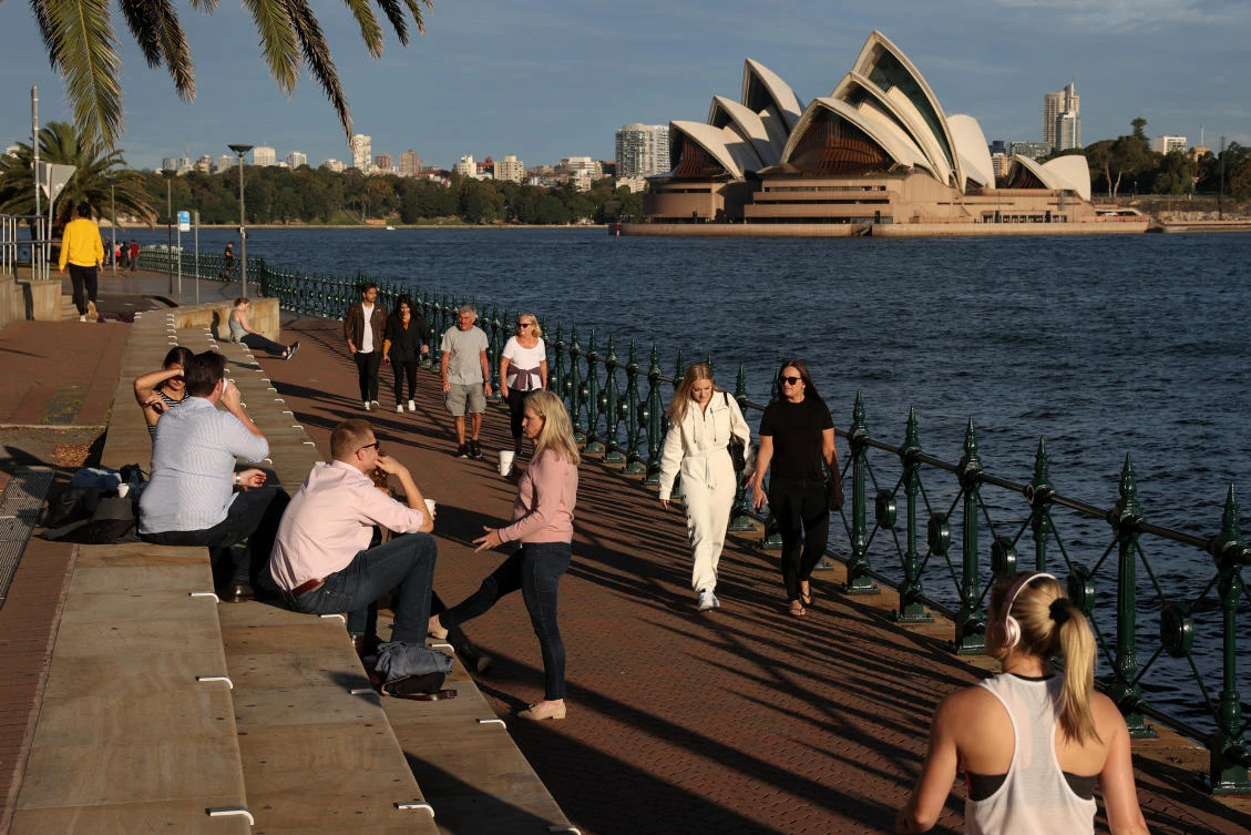 New South Wales, which includes the city of Sydney, is home to nearly half Australia’s roughly 7,100 coronavirus cases. (Reuters)