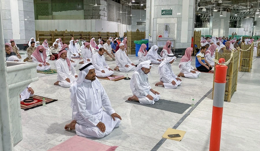 The statements came during a virtual meeting of ambassadors of the Organization of Islamic Cooperation. (File/AFP)