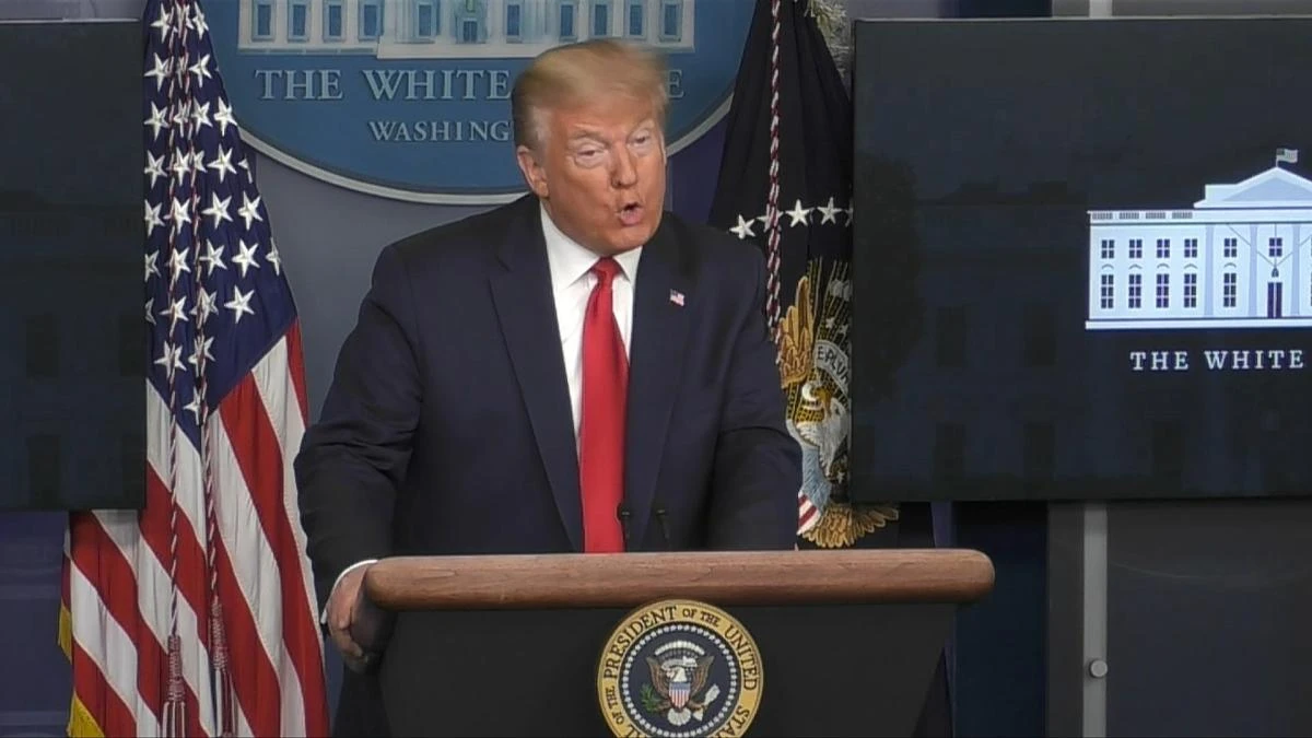 US President Donald Trump urged state governors to let places of worship reopen identifying them ‘as essential places that provide essential services.’ (AFP)