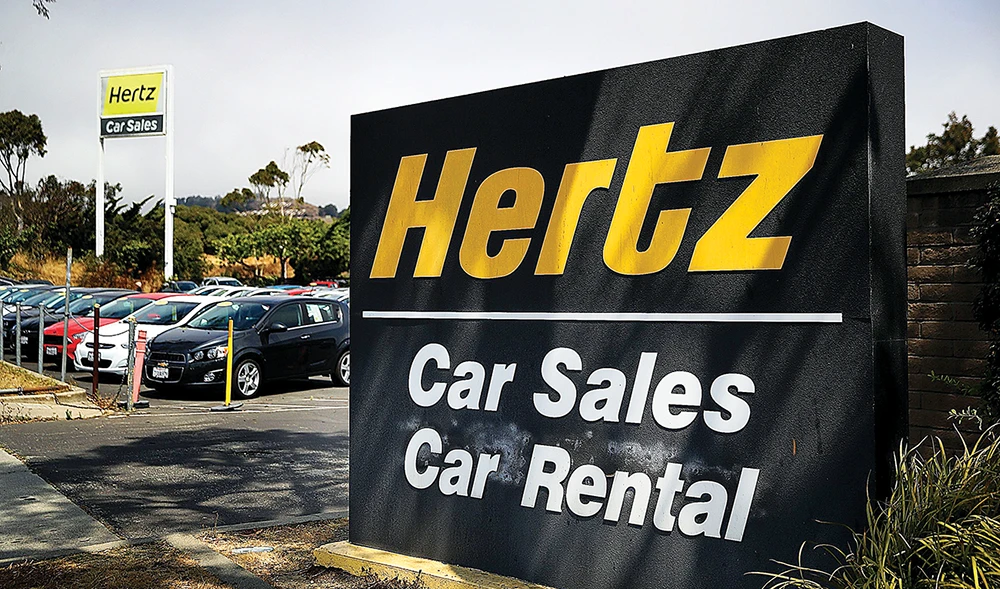 Hertz is the latest casualty as the coronavirus pandemic hits global travel. (AFP)